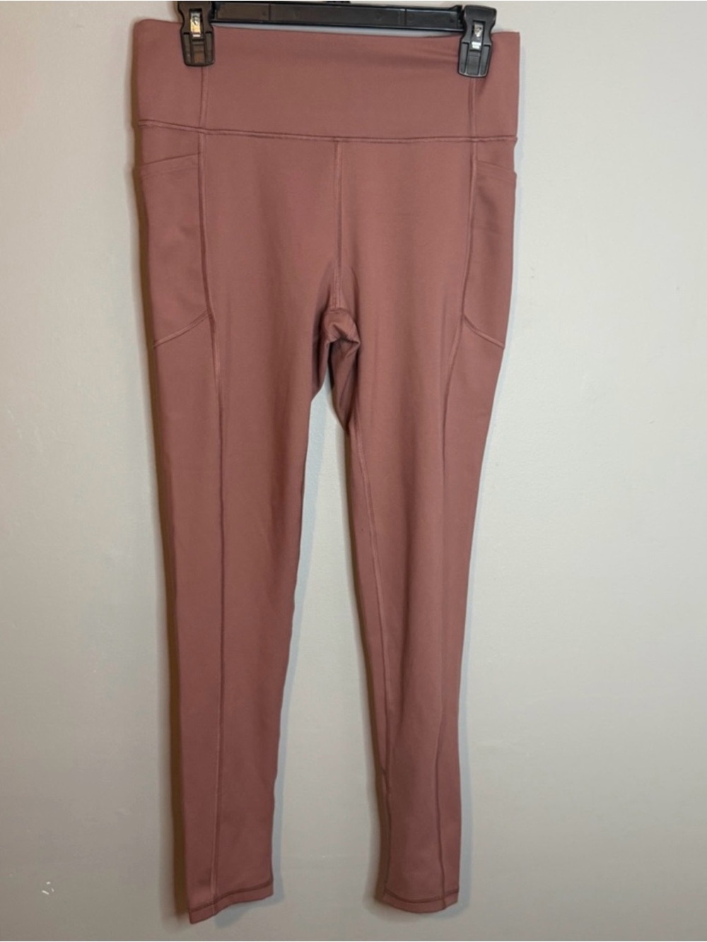 Victoria's Secret Rose-Mauve High-Rise Leggings with Side Pockets